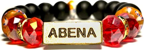 Vista 91 de Pulseras africanas tradicionales con nombre nacido en el día para mujeres de Ghana, materiales naturales, ajuste cómodo y holgado