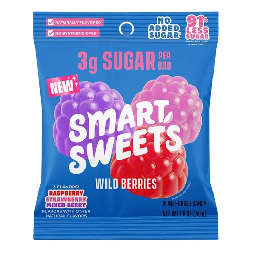 Vista 9 de SmartSweets - Paquete variado para adultos, dulces con bajo contenido de azúcar y calorías, idea de regalo de Año Nuevo, paquete de cuidado