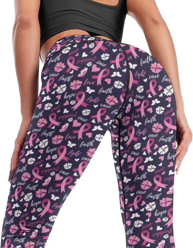 Vista 2 de Pantalones de yoga de cintura alta para mujer, elásticos en 4 direcciones, suaves, para correr, entrenamiento, pantalones deportivos de yoga
