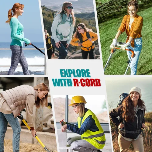 Vista 8 de R CORD Hiking Shoes Women Waterproof Shoes for Women Comfortable Lightweight Non-Slip Women's Hiking Shoes Walking Trekking Camping Tennis