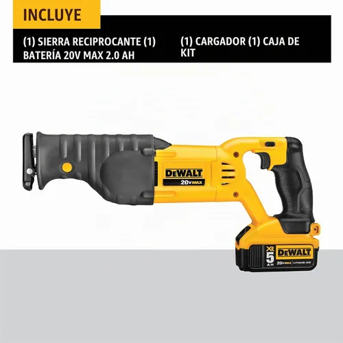 Vista 2 de DEWALT DCS380P1 Kit de sierra circular con batería de iones de litio 20V MAX