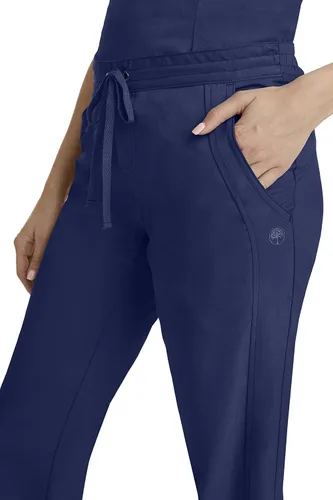 Vista 5 de Healing Hands Pantalón de hospital de etiqueta púrpura para mujeres modelo Taylor 9095 2 con cordón y 2 bolsillos