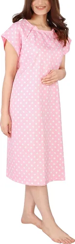 Vista 15 de Utopia Care Bata de hospital para mujer, suave, cómoda y elegante bata de paciente