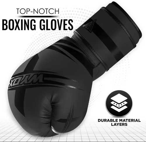 Vista 5 de WYOX Guantes de boxeo para niños de 4 onzas, 6 onzas, 8 onzas, guantes de boxeo juveniles para niños y niñas de 3 a 15 años, guantes de boxeo