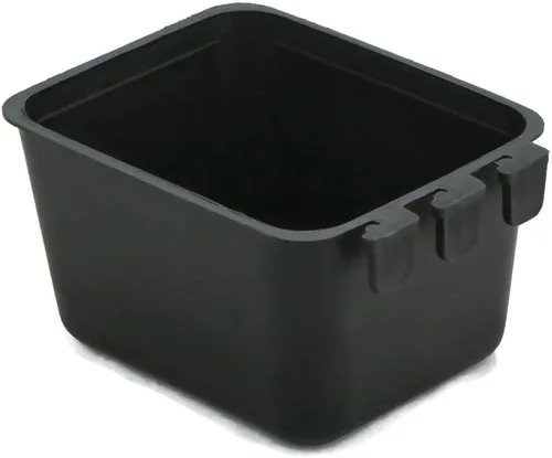 Vista 9 de The ROP Shop Paquete de 6 tazas de jaula negras hechas de plástico flexible que evitan que se congelen y se rompan