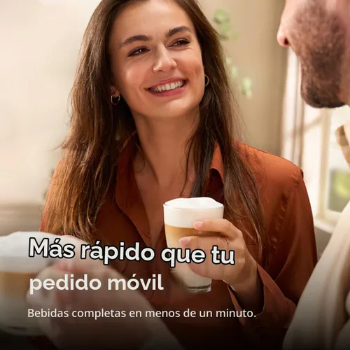 Vista 8 de Philips Máquina de café expreso totalmente automática serie 3300 con sistema de leche LatteGo y molinillo integrado, 6 preajustes de café caliente