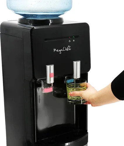 Vista 5 de MegaChef Dispensador de agua caliente/fría (acero inoxidable, 5 galones)