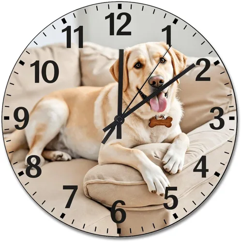Vista 14 de I Love Doberman Clock Weathered Doberman Decorative Wall Clocks Estilo-7