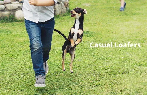Vista 7 de Apakowa Mocasines para niños y niñas, zapatos casuales para caminar, cómodos y ligeros (niños pequeñosniños grandes)