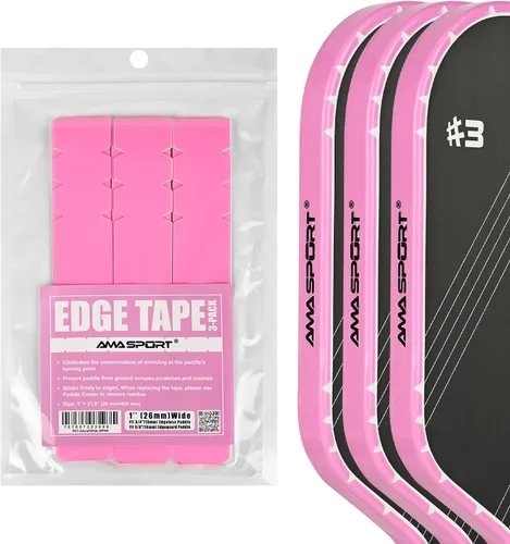 Vista 120 de PICKLETECH Cinta de protección de pala de pickleball – Protector de borde de cabeza de paleta – Cinta de protección de borde de raqueta ajuste