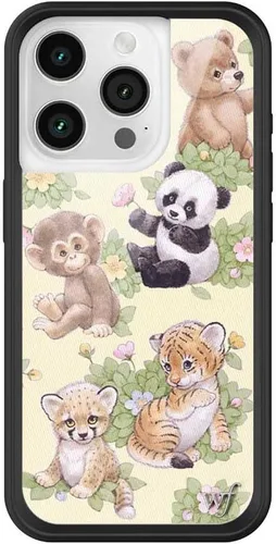 Vista 67 de Wildflower - Fundas compatibles con Apple iPhone 15 Pro Protector de goma negro, certificado de prueba de caída de 4 pies, propiedad de mujeres