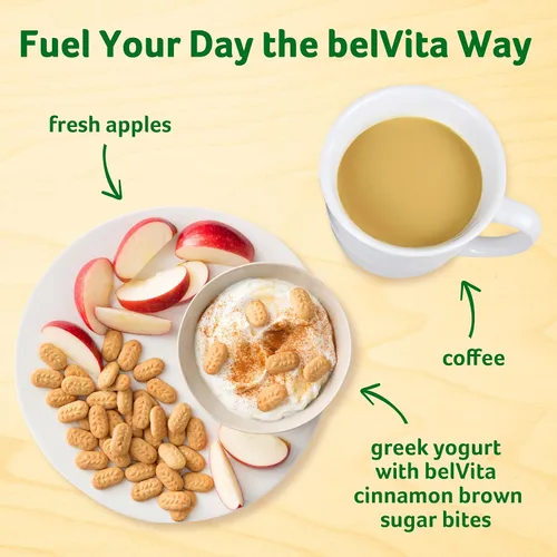 Vista 10 de belVita Bocadillos de galletas de desayuno, sabor a arándano, 5 paquetes