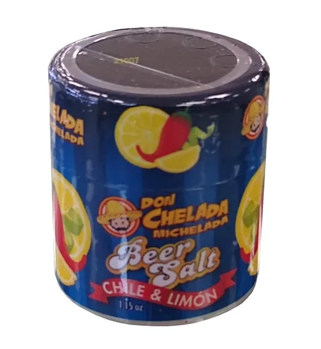Vista 2 de Don Chelada Sal de cerveza, chile y limón, 1.15 onzas, 1 caja de 10