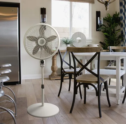 Vista 3 de Lasko Ventilador de pedestal Cyclone (18") y ventilador de torre oscilante Lasko (42")