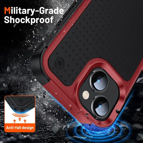 Vista 336 de Jeylly Funda para iPhone SE/Funda para iPhone 5S, Exterior de Plástico Duro que Absorbe Golpes + Interior de Silicona de Goma Defensor contra