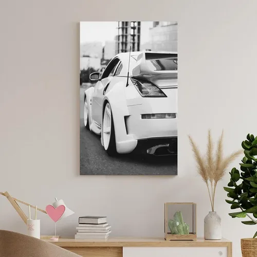 Vista 7 de RIUFIN JDM 350z - Pósteres deportivos para pared en blanco y negro, arte moderno para pared de automóvil, póster genial para habitación de niños