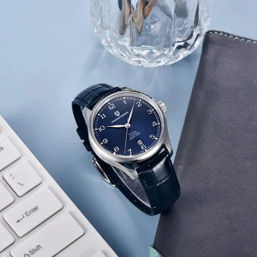 Vista 4 de BY BENYAR Pagani Design Men's Classic Simple Watch, Waterproof 200M Automatic Winding Mechanical Leather Watch