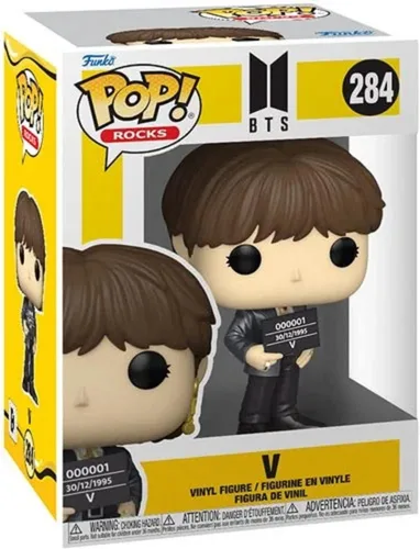 Vista 2 de POP Rocks: BTS Butter - Figura de vinilo V Funko (paquete con funda protectora de caja compatible), multicolor, 3.75 pulgadas