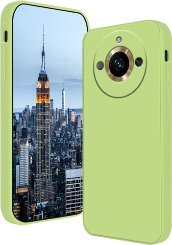 Vista 14 de Funda compatible con Realme 11 Pro Plus de silicona líquida verde oscuro, suave al tacto para Realme 11 Pro Plus, funda delgada de silicona a prueba