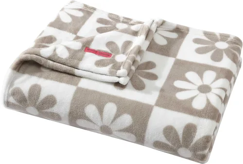 Vista 8 de Betsey Johnson Manta tamaño King, ropa de cama de felpa suave con acogedor reverso de sherpa, manta para sofá o cama, ligera para todas