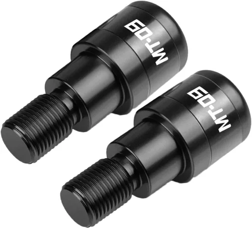 Vista 15 de Para Yamaha MT-09 FZ-09 2014 2015 2016 MT09 FZ09 MT FZ 09 Accesorios de motocicleta Manillar Grips Mano extremos Cap (Color : A Negro)
