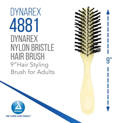 Vista 2 de Dynarex 4881 Cepillo de pelo para adultos, color marfil, caja de 24