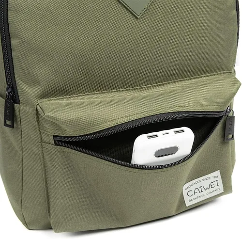 Vista 7 de CAIWEI Mochila infantil de camuflaje del ejército de EE. UU, Verde militar, Básicos clásicos