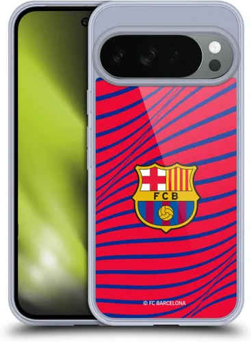 Vista 8 de Head Case Designs Funda de gel con licencia oficial del FC Barcelona Barca Crest Graphics [protección de grado militar] compatible con Google Pixel 3