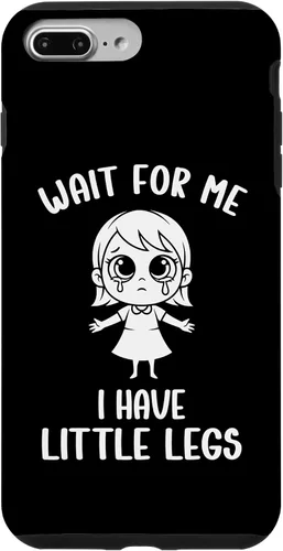 Vista 12 de Funny Short Legs Meme Women Wait for Me - I Have Little Legs Case for iPhone 17