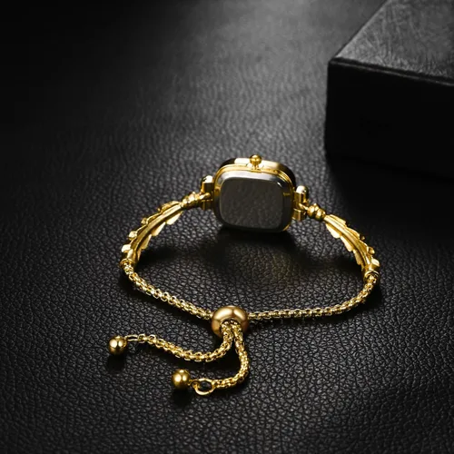 Vista 6 de OIDEA Reloj de pulsera con diamantes de imitación para mujer: reloj de pulsera de cuarzo analógico con diamantes de imitación de lujo, correa