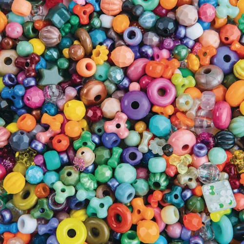 Vista 2 de The Beadery Bolsa de 1 libra de cuentas mixtas para manualidades