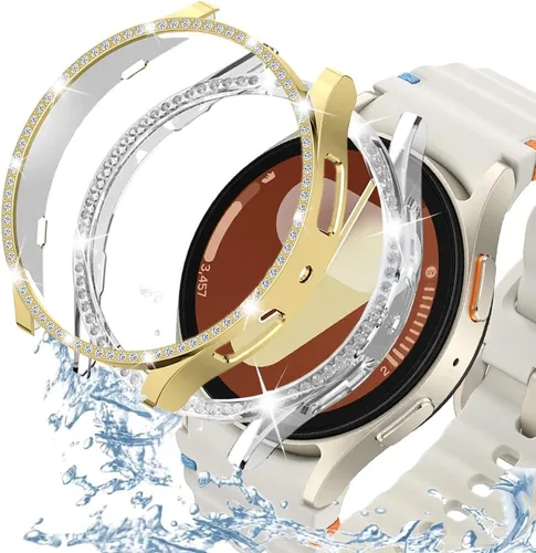 Vista 30 de DEALELE Paquete de 1 + 3 fundas compatibles con Samsung Galaxy Watch 7 Ultra (1.772 pulgadas), funda protectora de policarbonato transparente