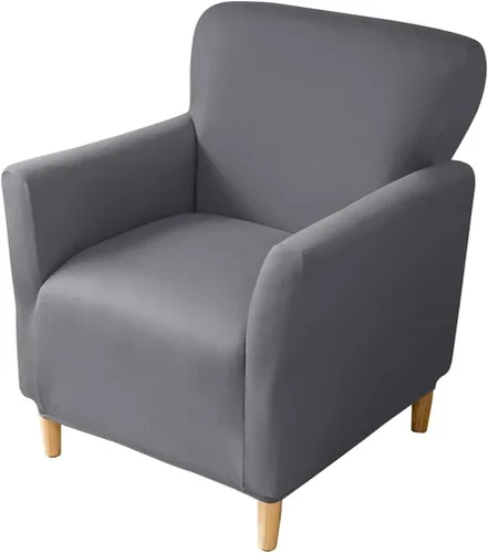 Vista 28 de XMAYODS Funda elástica para silla de club, fundas para silla de bañera, funda suave para sillón, protector de muebles extraíble, funda para silla