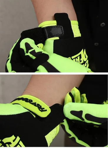 Vista 4 de Guantes de ciclismo para hombre y mujer, guantes de motocicleta con pantalla táctil, guantes de motocicleta para carretera y motocross, guantes