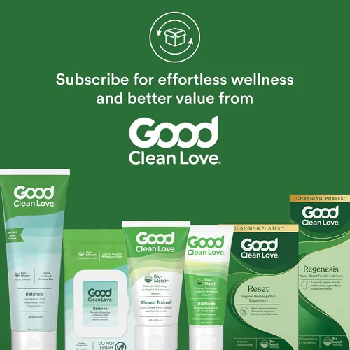 Vista 6 de Good Clean Love Regenesis - Lubricante apto para fertilidad, lubricante a base de agua para mujeres y parejas que intentan concebir, con iones