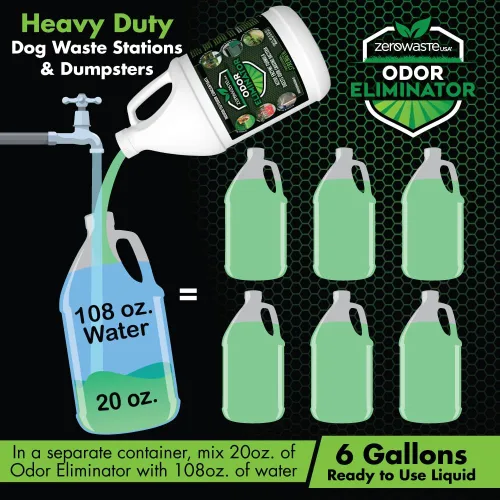 Vista 8 de ZERO WASTE USA Eliminador de olores Ultra Concentrado - 32 Fl Oz