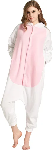 Vista 8 de MizHome Disfraz de Halloween con capucha de cabra Kigurumi Cosplay de cabra
