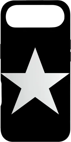 Vista 27 de Y2K Star On Front Black and White Mcbling Aesthetic 2000s Case for iPhone 17