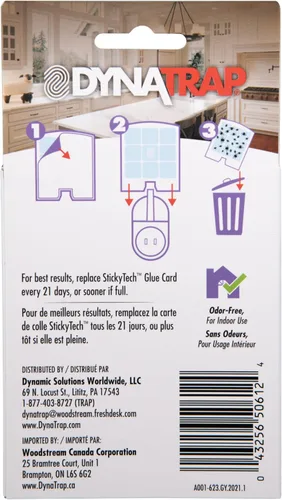Vista 9 de Dynatrap DOT StickyTech - Tarjetas de pegamento de repuesto, paquete de 6