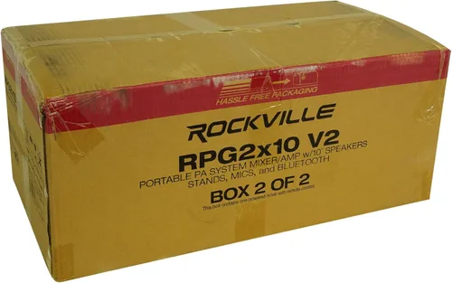 Vista 9 de Rockville Altavoces de 10 pulgadas + mezclador + soportes + micrófonos con Bluetooth para sistemas de sonido de iglesia