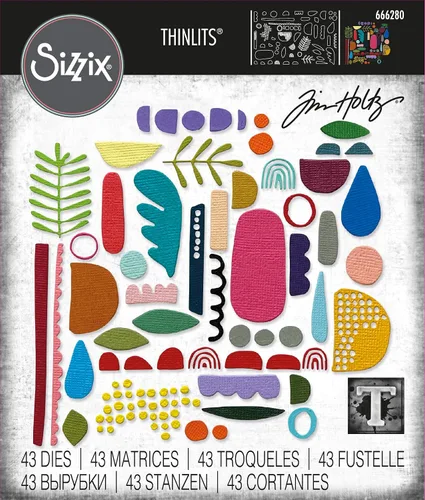 Vista 3 de Sizzix Juego de troqueles Thinlits 666280 de Tim Holtz, 43