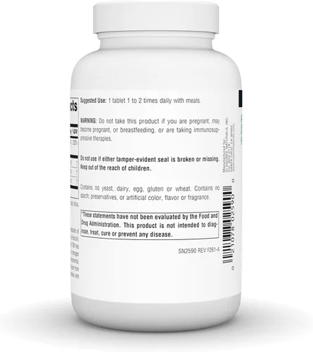 Vista 4 de Source Naturals, DIM, 200 mg - 120 Tabletas