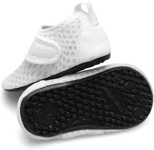 Vista 5 de storeofbaby Zapatos de agua para bebés, niños y niñas, calcetines acuáticos de secado rápido para natación, playa, piscina