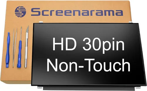 Vista 6 de SCREENARAMA Nueva pantalla de repuesto para Lenovo IdeaPad 110-15ISK 80UD, HD 1366x768, brillante, pantalla LCD LED con herramientas Glossy HD