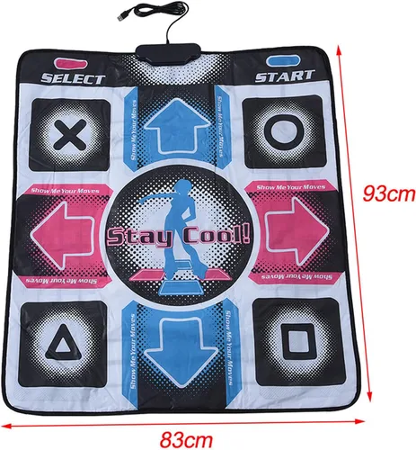 Vista 3 de Tapete de baile antideslizante para TV DDR Dancing Pad Manta para Microsoft Xbox 360 Game para Windows XP 7 10 OS con interfaz USB