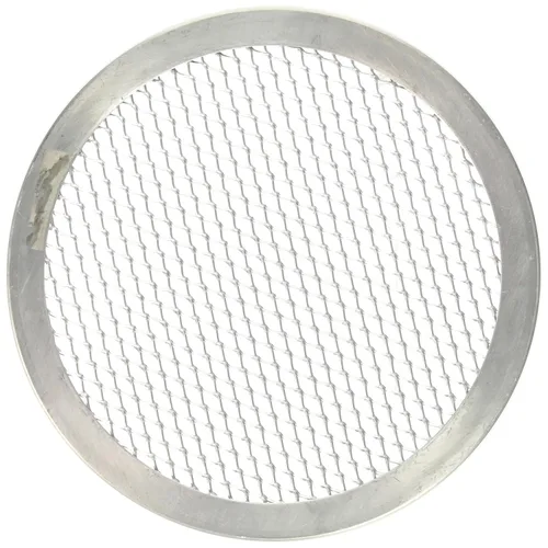 Vista 6 de American Metalcraft 18731 Pantalla rectangular de aluminio para hornear pizza, 11" L x 16" W