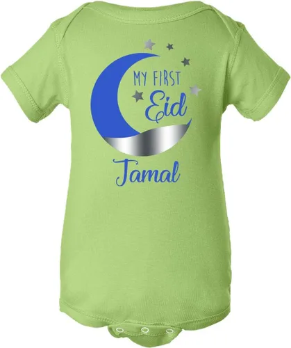 Vista 7 de Traje de bebé personalizado para Eid - Añade tu nombre - Regalo personalizado de Eid para niños Chill