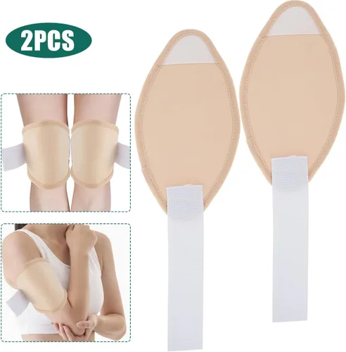 Vista 8 de Paquete de 2 unidades de aceite esencial para rodilla, tobillo, codos, brazos y pies, paquete de aceite de rodilla de franela de bambú reutilizable