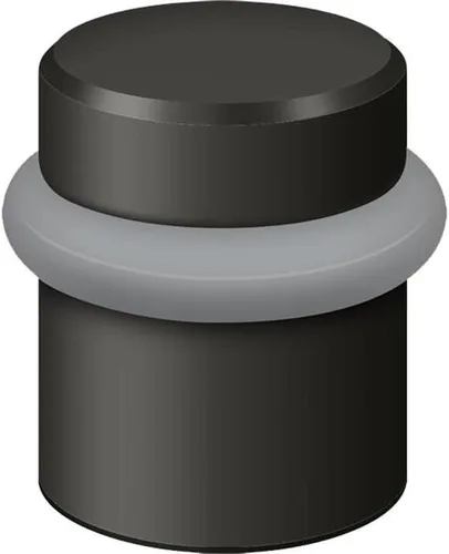 Vista 4 de Deltana UFB4505U10B Parachoques de piso universal redondo de latón macizo de 1 1/2 pulgadas Oil Rubbed Bronze
