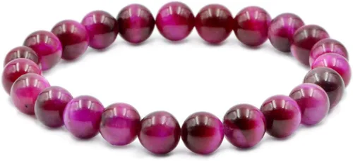 Vista 5 de AD Beads Pulsera elástica de cuentas redondas de piedras preciosas naturales, curación Reiki, 0.315 in Azul aguamarina